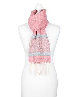 Ice Pink Celtic Scarf by Calzeat