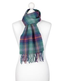 Bowhill Hame Tartan Lambswool Scarf by Lochcarron of Scotland