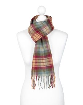 Bowhill Auld Scotland Tartan Lambswool Scarf by Lochcarron of Scotland