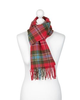 Bowhill MacLean of Duart Weathered Tartan Lambswool Scarf by Lochcarron of Scotland