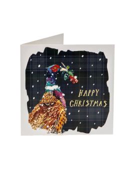 Pack of 10 Christmas Cards with Pheasant Design
