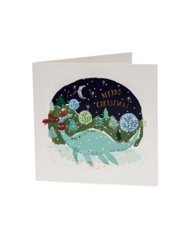 Pack of 10 Christmas Cards with Nessie Design