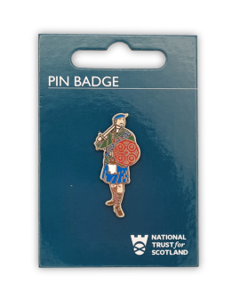 Jacobite Soldier Pin Badge