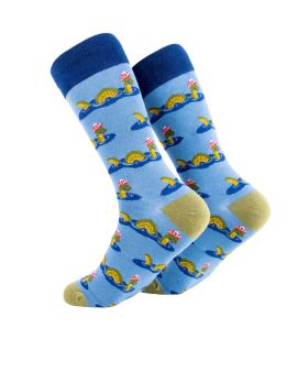 Men's Bamboo Socks with 'Nessie' Pattern
