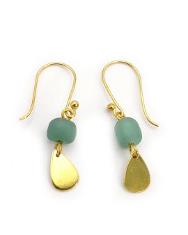 Just Trade Recycled Glass Earrings - Loch